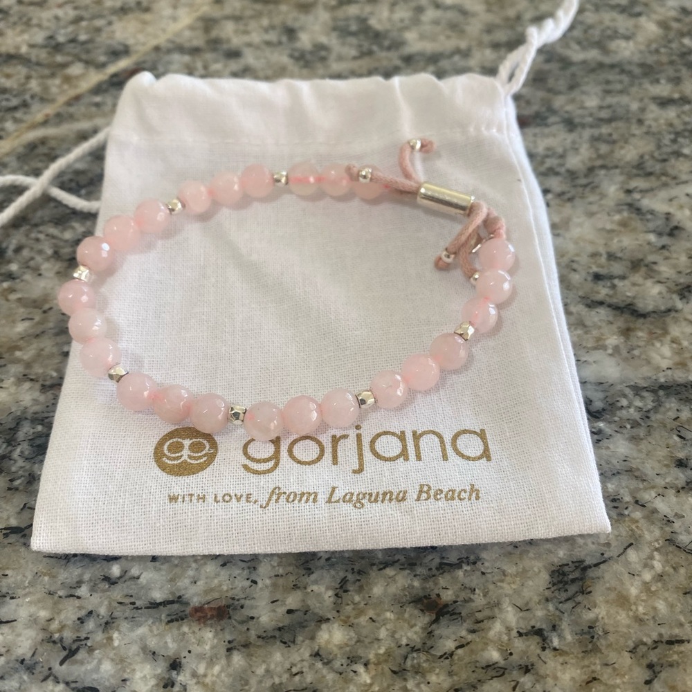 Gorjana Pink Gemstone Bracelet